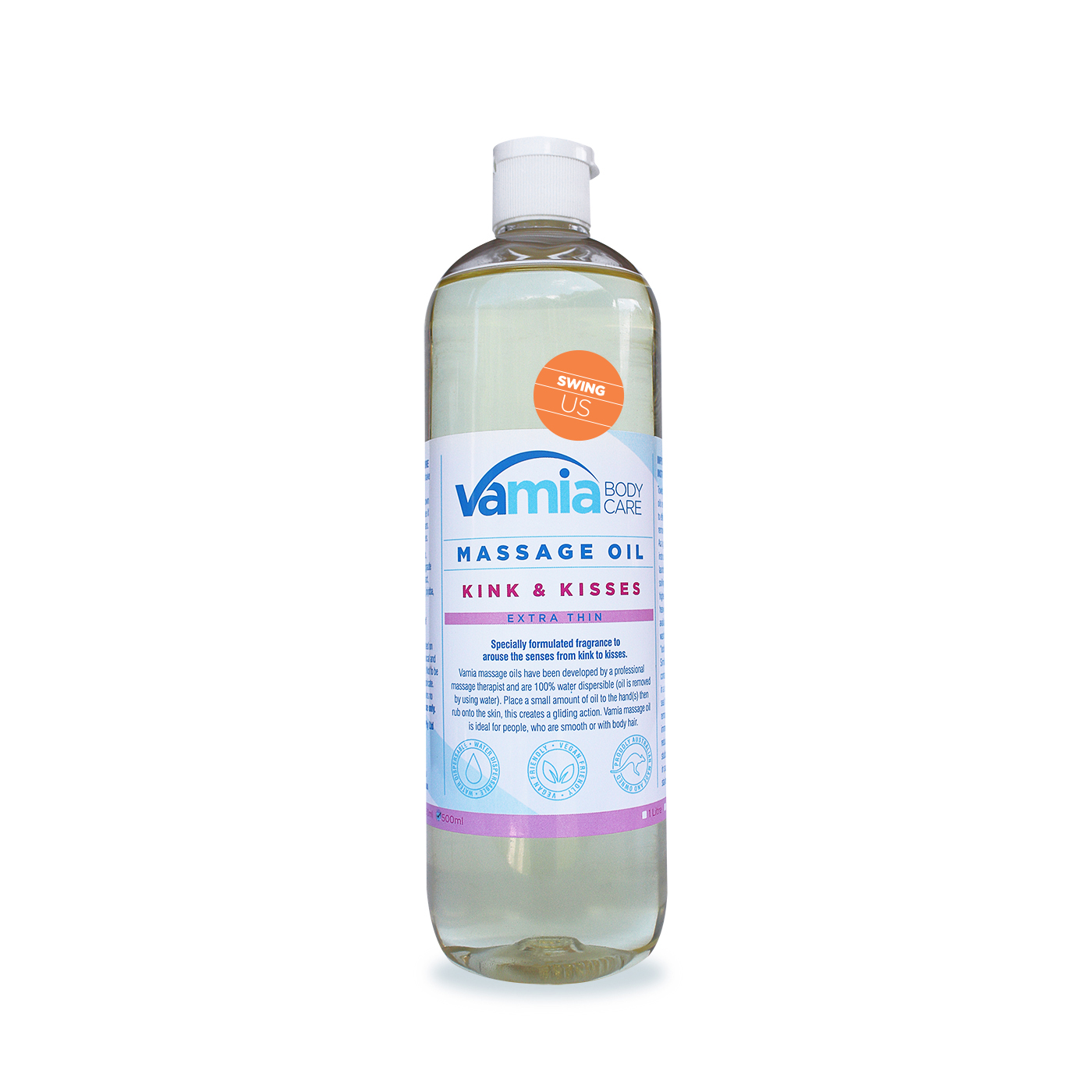Massage Oil - Swing Us - 500ml